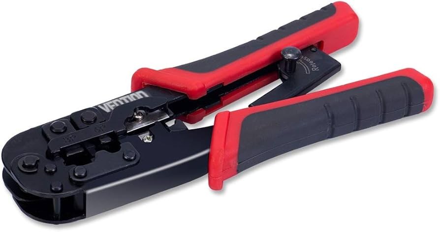 Crimping tool HT-568 (8P, 6P) black-red