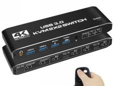 2 in 2 out 4K @60Hz HDMI KVM switç S-KVM-4K60-202
