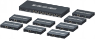 1 in 8 out 60m HDMI KVM/Splitter/ Extender S-SPEX-H20K-108-60M