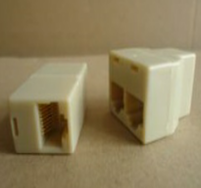 Lan perehodnik RJ 45 1 to 2 tee head