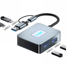 4 in 1 Dockingstation  (USB 3.2) S-DS-T3-104C