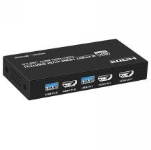 2 in 1 out 8K @60Hz Type-C/DP/ HDMI KVM switç S-KVM-TDH-8K-201