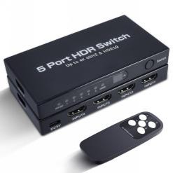 5 in 1 out 4K60Hz Ultrathin HDMI switç S-SW-4K-501B