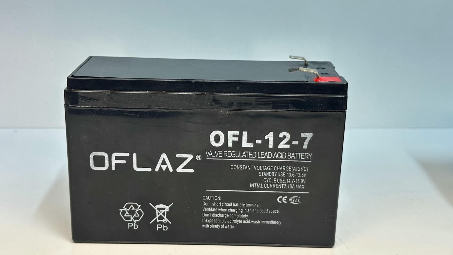 Akkumulýator batareýasy "OFLAZ" 12V7Ah
