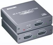 1 in 2 out 4K HDMI Splitter S-SP-4K-102C