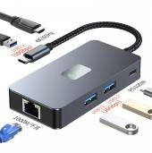 6 in 1 Dockingstation  (USB 3.2) S-DS-T3-106D