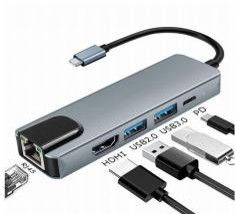 5 in 1 Dockingstation 100Mbps S-DS-T-105A