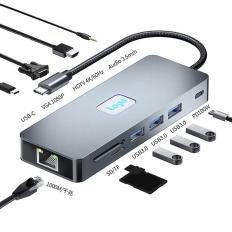 11 in 1 Triple Display Dockingstation  (USB 3.2) S-DS-T3-111D