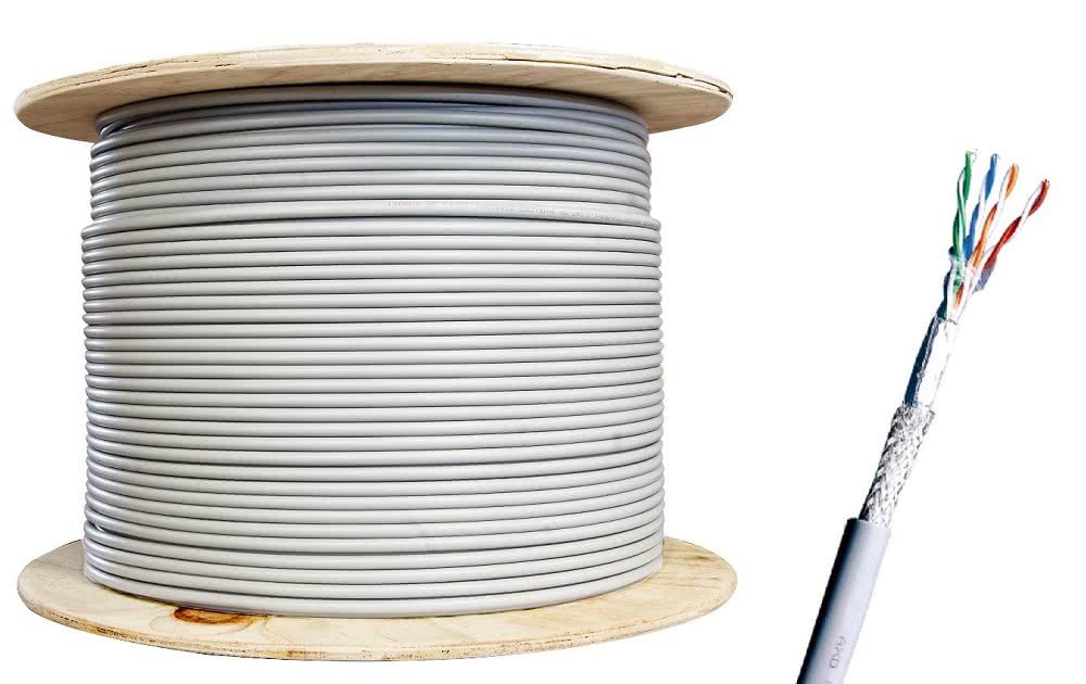 Mis kabeli SFTP CAT6 100% Indoor Cable OFLAZ OL-CAT6E-IN-GCC (305m)