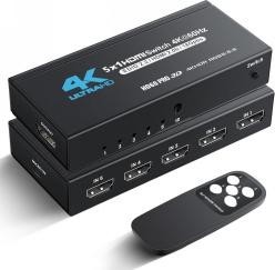 5 in 1 out 4K60Hz HDMI switç S-SW-4K-501C