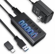 5 port powered USB Hub S-HB-U2-105A